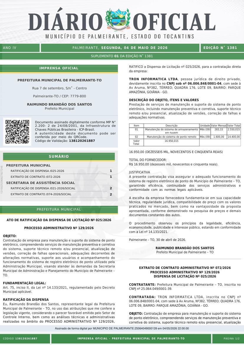 Capa da edição