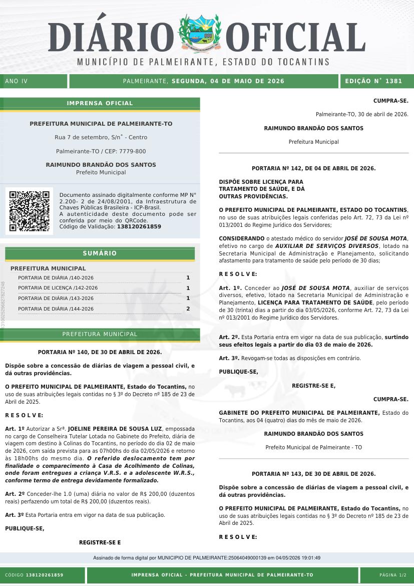 Capa da edição