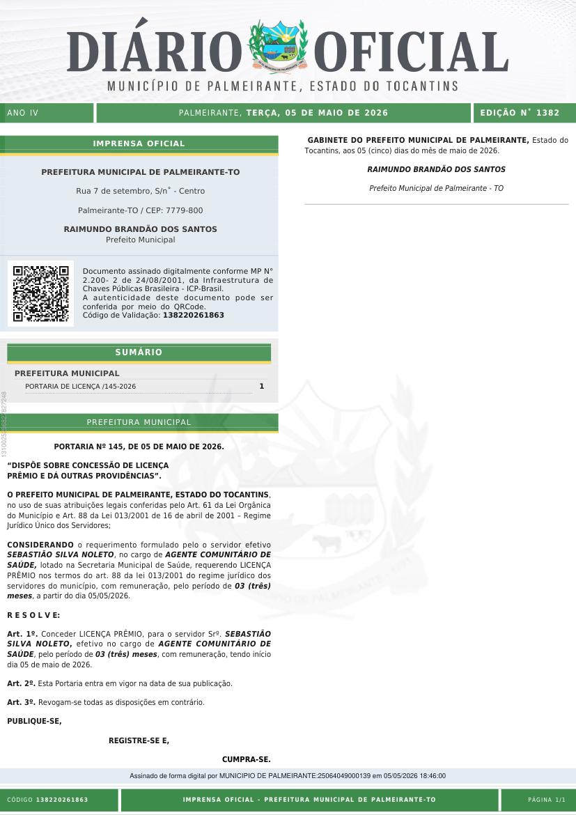 Capa da edição