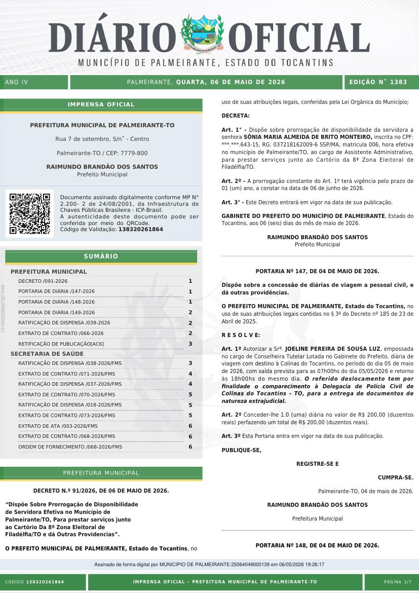 Capa da edição