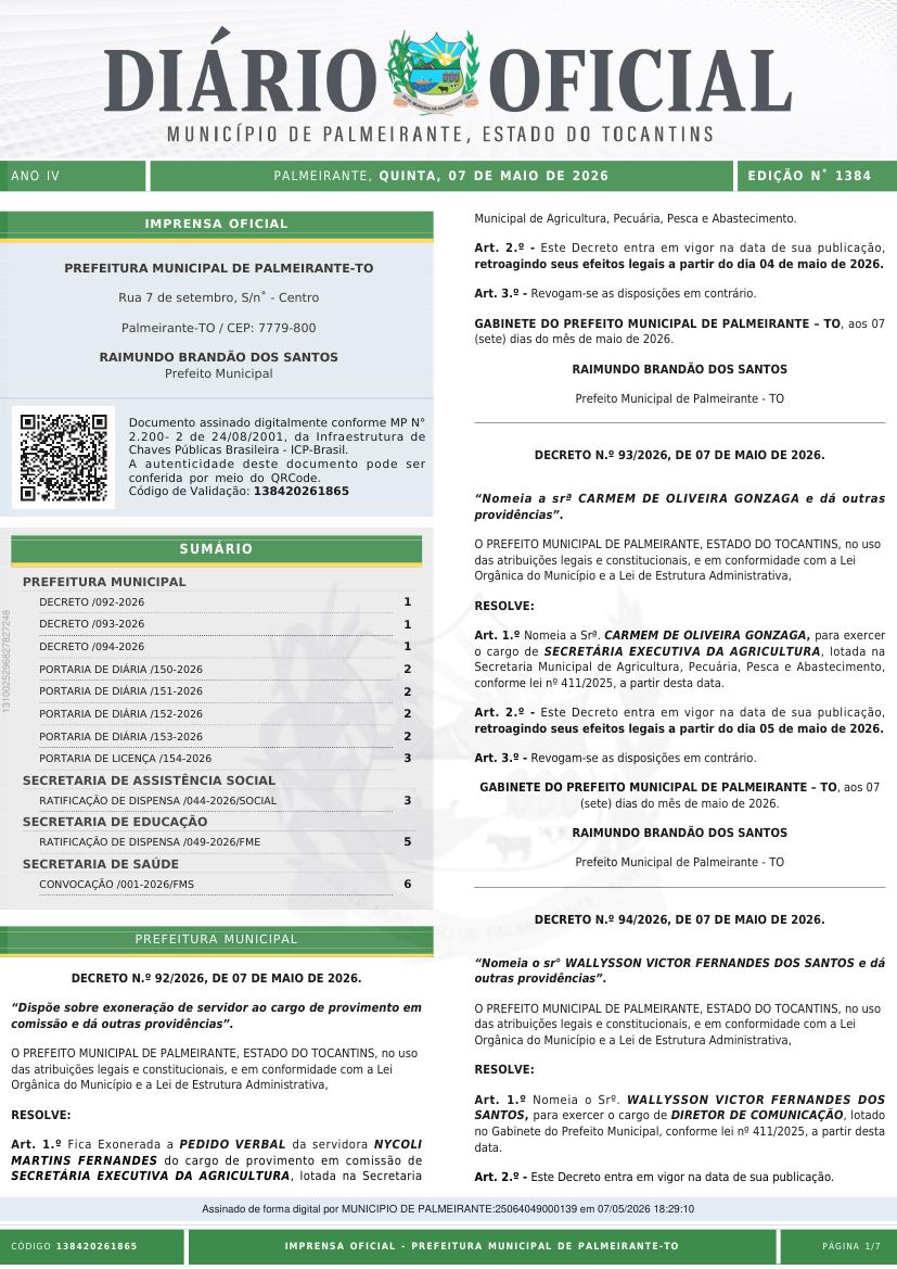 Capa da edição