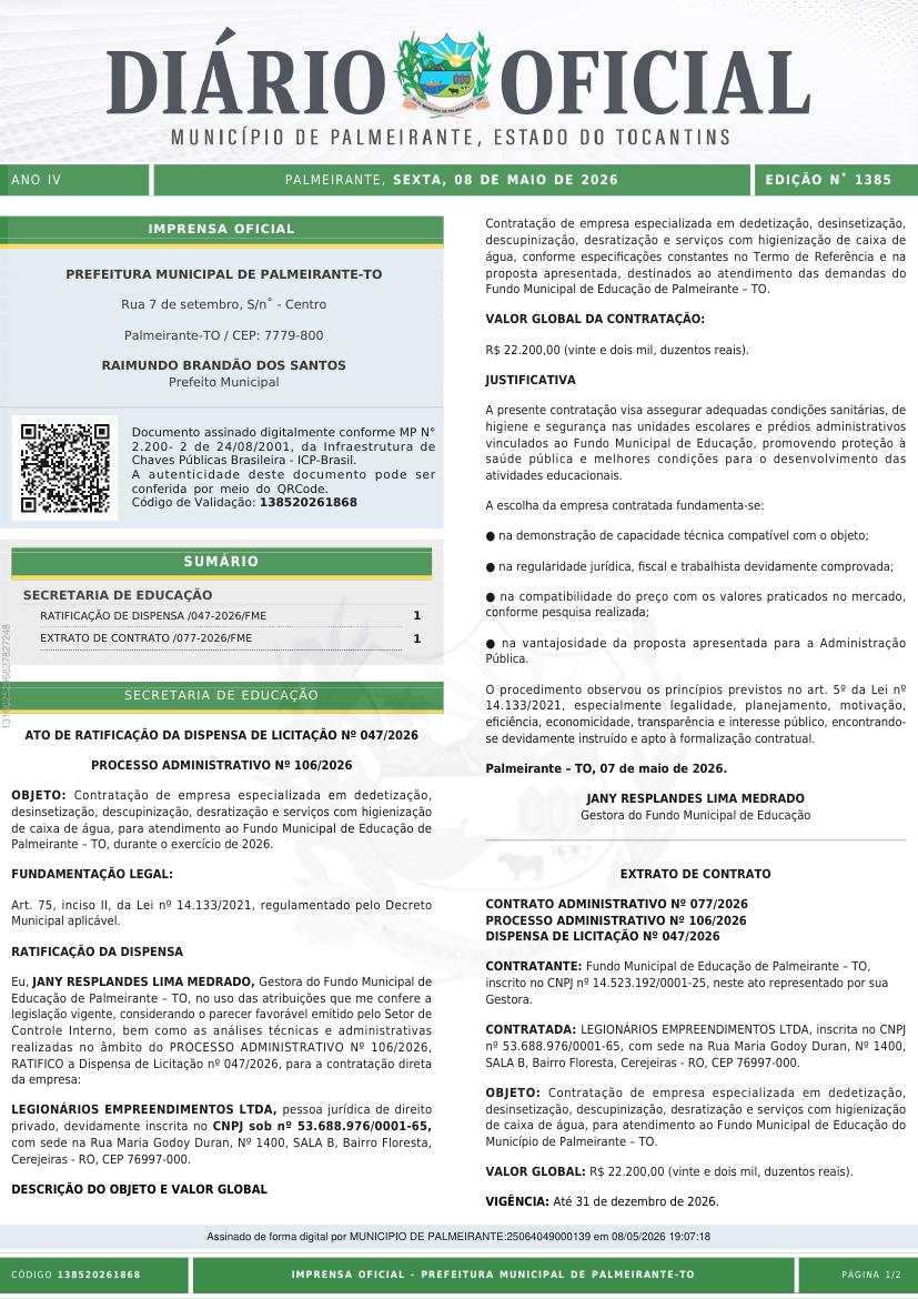 Capa da edição