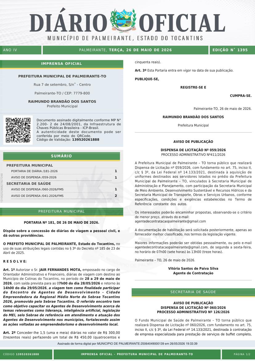 Capa da edição