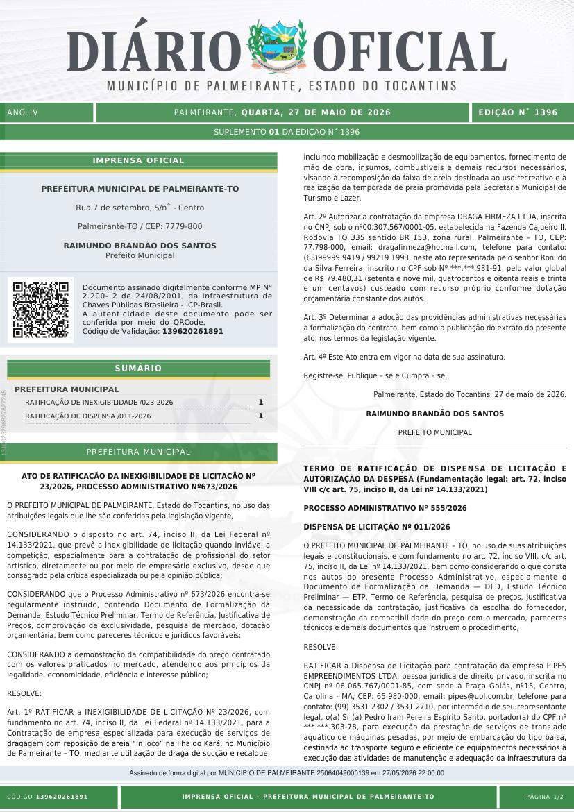 Capa da edição