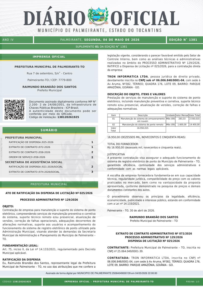 Capa da edição
