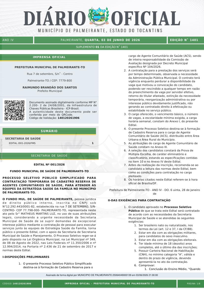 Capa da edição