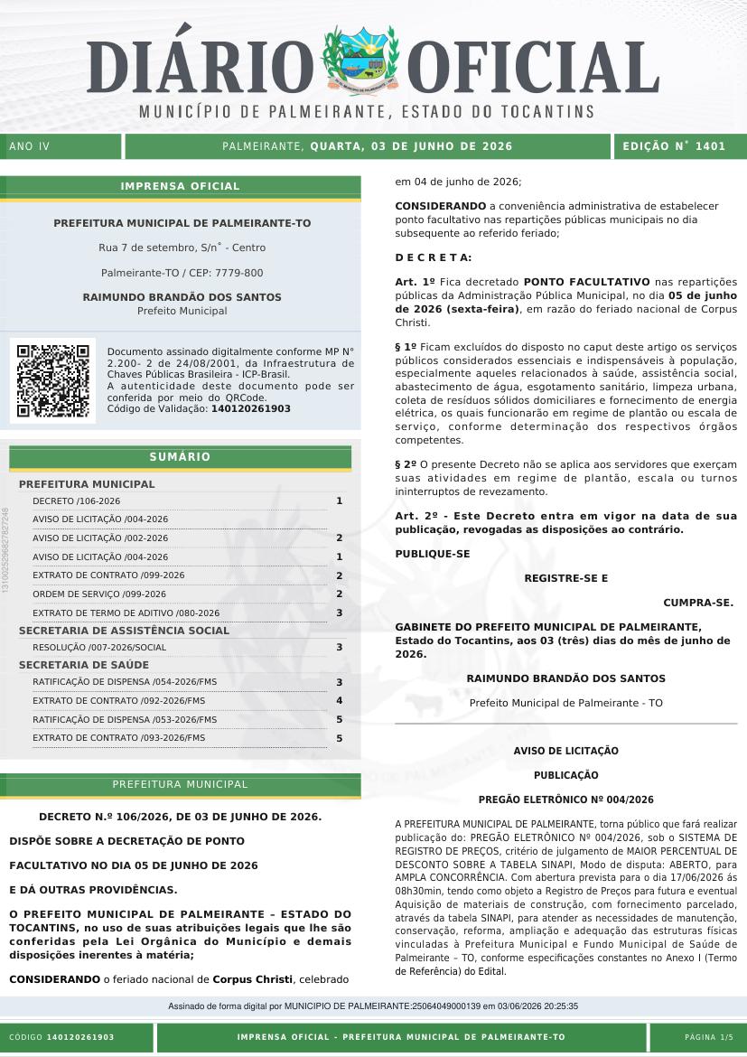 Capa da edição