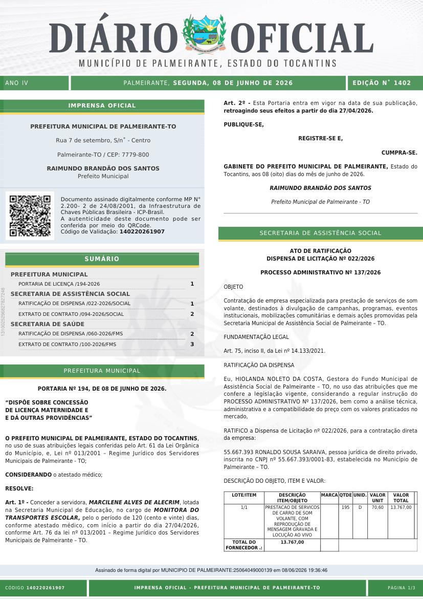Capa da edição