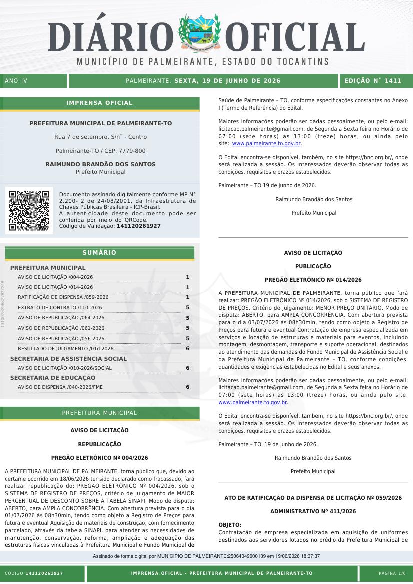 Capa da edição