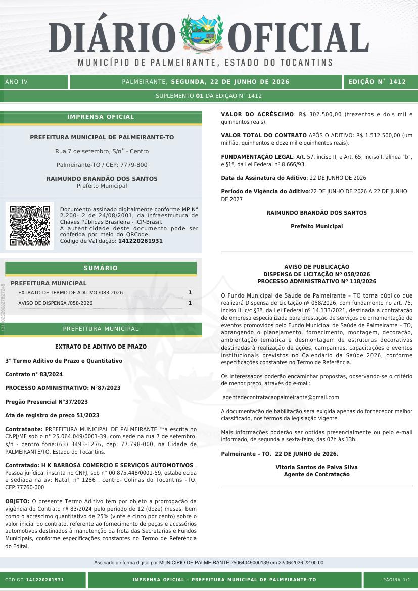 Capa da edição