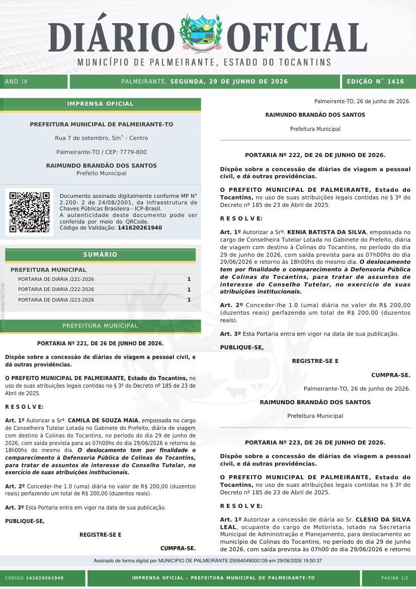 Capa da edição