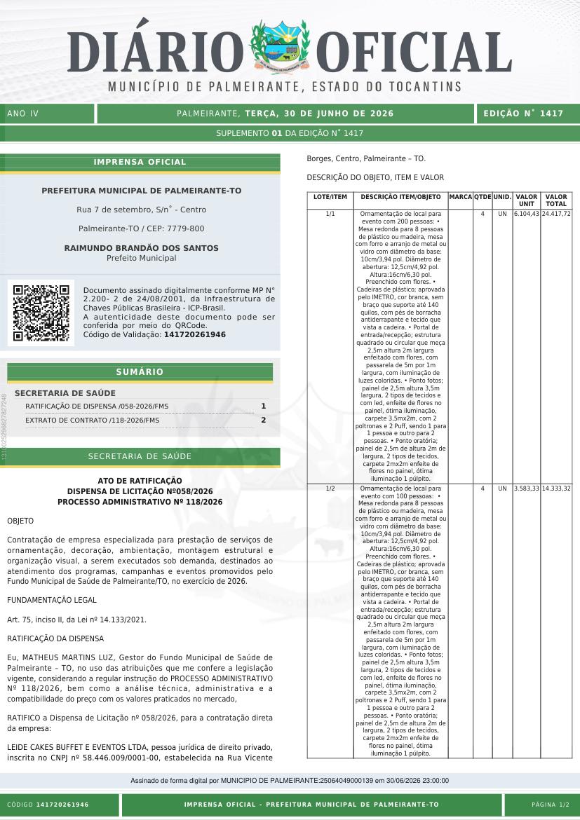 Capa da edição