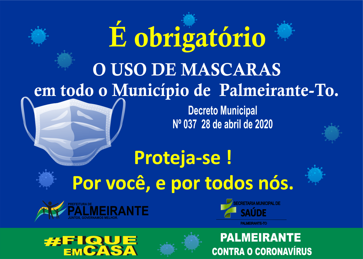 Uso Obrigatório de mascaras. Uso Obrigatório de mascaras.